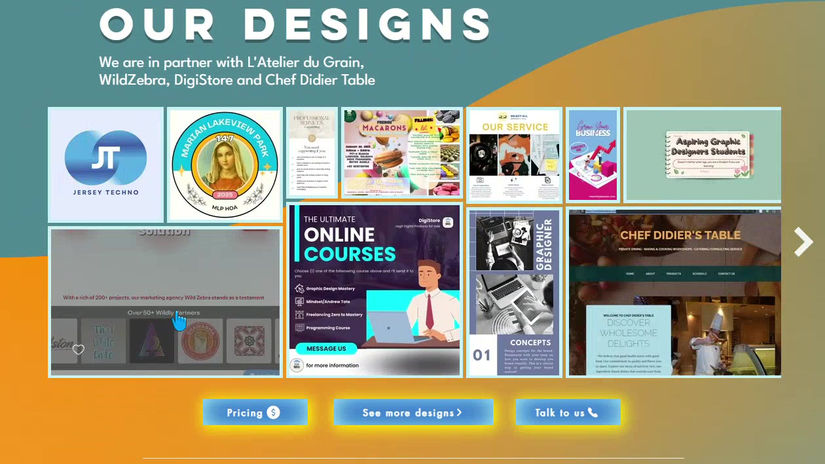 Websign First Look Desktop View